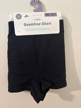 Primark Black/White/Gray Seamfree Women’s Underwear Shorts 3-Pack size 2x